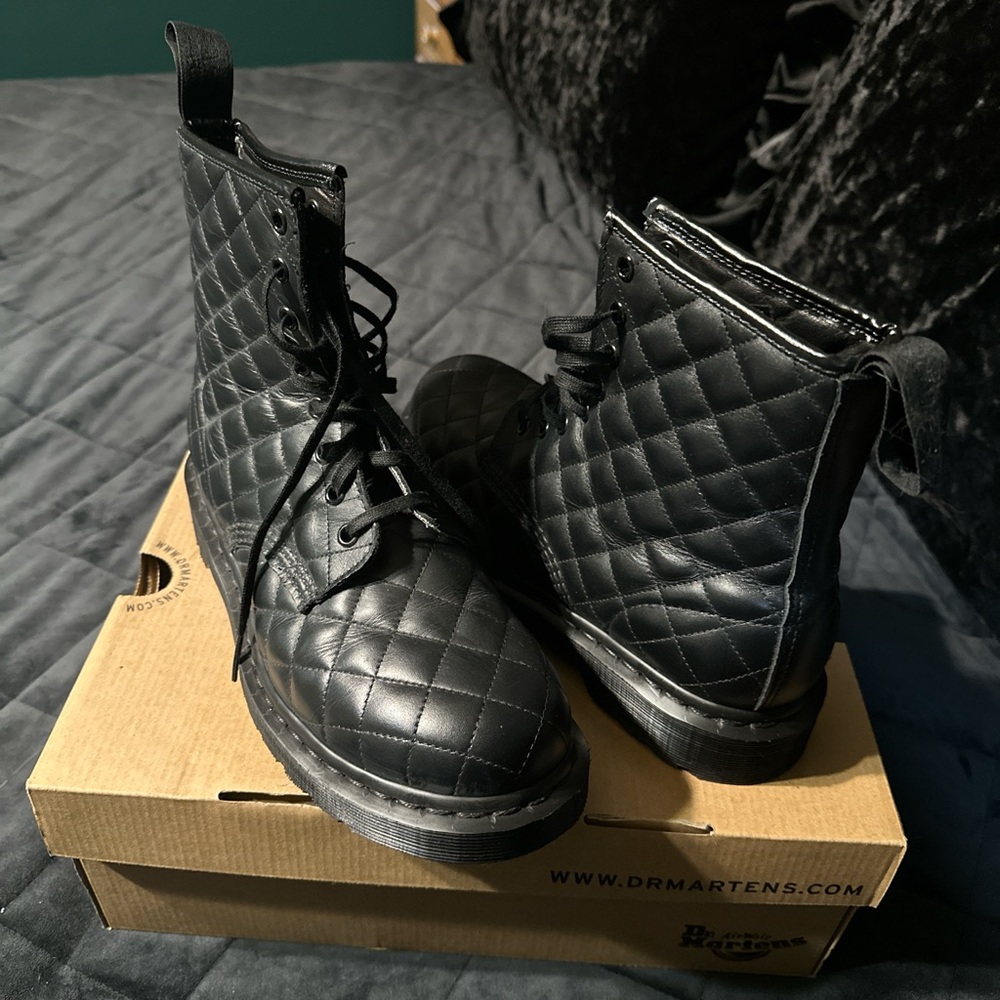 Quilted Doc Martens size 9